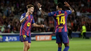 «Барселона» өз алаңында «Олимпиакостың» тас-талқанын шығарды