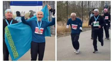 82 жастағы астаналық марафоншы жұртты таңғалдырды