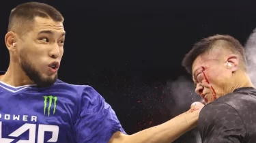 Қазақстандық спортшы UFC президентінің лигасында шапалақпен ауыр нокаут тіркеді