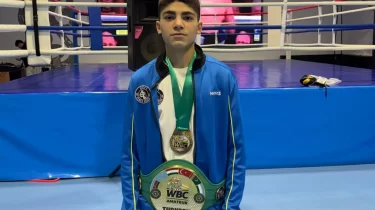 Алматылық боксшы Өзбекстанда WBC Turksoy чемпиондық белбеуін иеленді