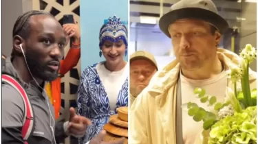 Кроуфорд және Усик Өзбекстанға бокс кешіне келді