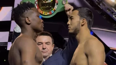 Өзбек былғары қолғап шебері қарсыласын жойқын нокаутқа жіберді