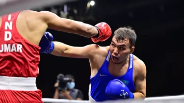 Қазақстандық боксшы әлем кубогында нокдаунға ұшырады