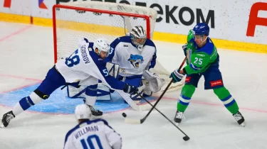 «Барыс» екі рет алға шыққанымен Уфада ірі есеппен ұтылды