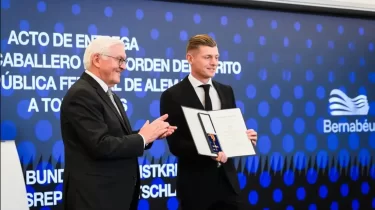 Тони Кроос орденмен марапатталды