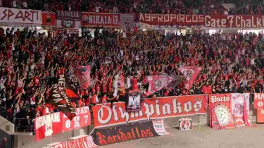 "Олимпиакосқа" Астанада 600 жанкүйер қолдау көрсетеді