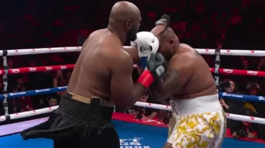 Кәсіпқой боксшы паригінен айырылып қала жаздады (ВИДЕО)