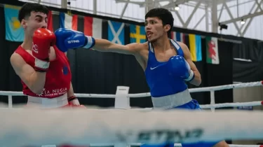 Санжар Тәшкенбай қарсыласын нокдаунмен "жаншып", алтын алды