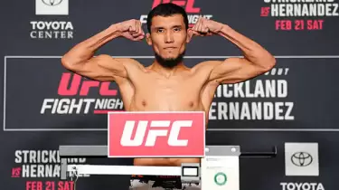 Қазақстандық файтердің UFC-дегі жекпе-жегі төрешілердің шешімімен аяқталды (ВИДЕО)