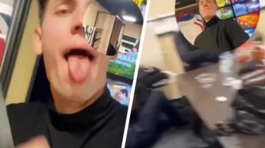 Удай мас. Ішімдікке тойып алған төрешілердің әрекеті әшкере болды (ВИДЕО)