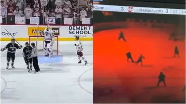 Уыстан жеңіс сусыған кездесу: Аяқ астынан аренада жарық сөніп қалды (ВИДЕО)