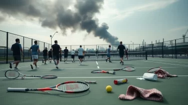 ATP Фуджейрадағы теннисшілерді тегін эвакуациялайды