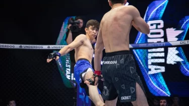 Нұрислам Рысбай толық үш раунд төбелескенімен жеңіс қарсыласқа берілді (ВИДЕО)