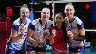 "Жетісу" волейболшылары - Азия чемпиондар лигасының қола жүлдегері