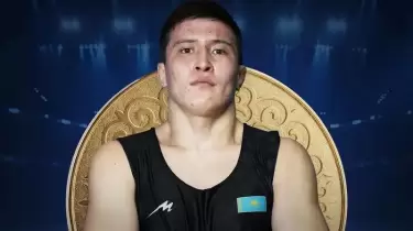 Қазақстандық балуан алтынға бір қадам қалғанда тоқтады