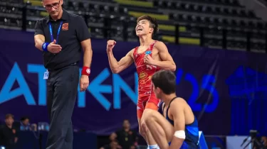 Қазақ балуаны қатарынан үшінші рет Азия чемпионы атанды