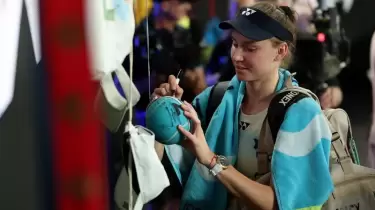 Елена Рыбакина Берлиндегі WTA 500 турниріне келді (ВИДЕО)