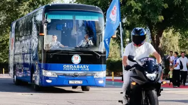 "Ордабасы" "Қайратпен" матчқа 11 автобусқа толы жанүкүйер алып барады