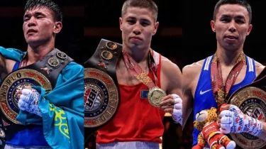 Әлем чемпионы атанған қазақ боксшылары жүлдеақысын алды