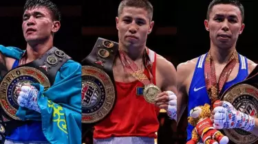 Әлем чемпионы атанған қазақ боксшылары жүлдеақысын алды