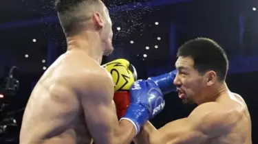 Top Rank Жәнібек Әлімханұлының мінсіз соққысын көрсетті