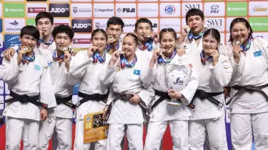 Қазақстандық дзюдошылар командалық бәсекеде әлем чемпионы атанды