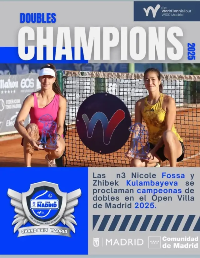 Қазақстандық теннисші Мадридте чемпион атанды